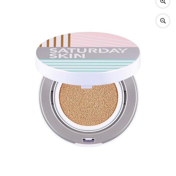 New Saturday Skin All Glow Sunscreen Perfecting Cushion Compact in Shade Honey - Picture 2 of 3